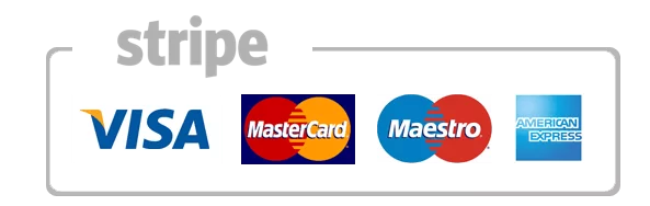 Paiements sécurisés : Visa, Mastercard, Maestro, American Express